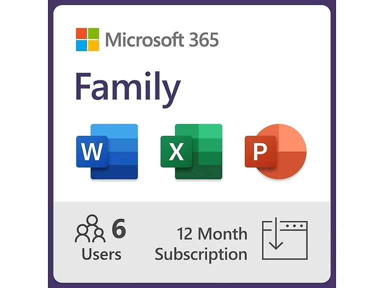 Microsoft 365 Family 1 Year Subscription
