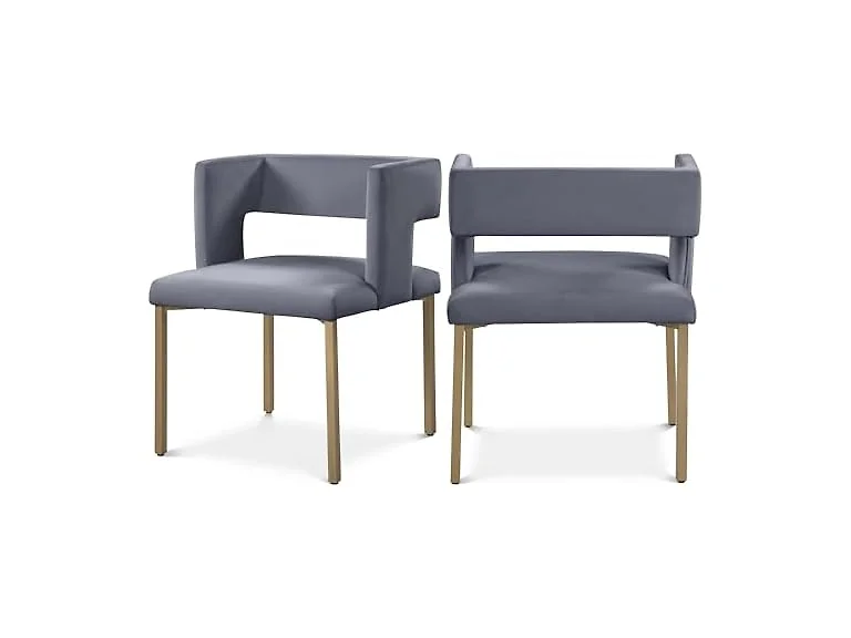 2Pk Caleb Velvet Dining Chair