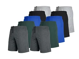 10-Pack Men's Cotton Blend Lounge Shorts (Sizes, S - 3XL)
