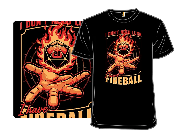 RPG Dice Luck Fireball
