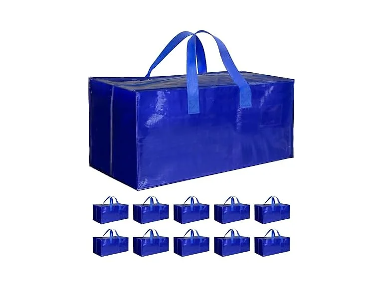 HealSmart 10 Pack Oversized Heavy Duty Moving Bags