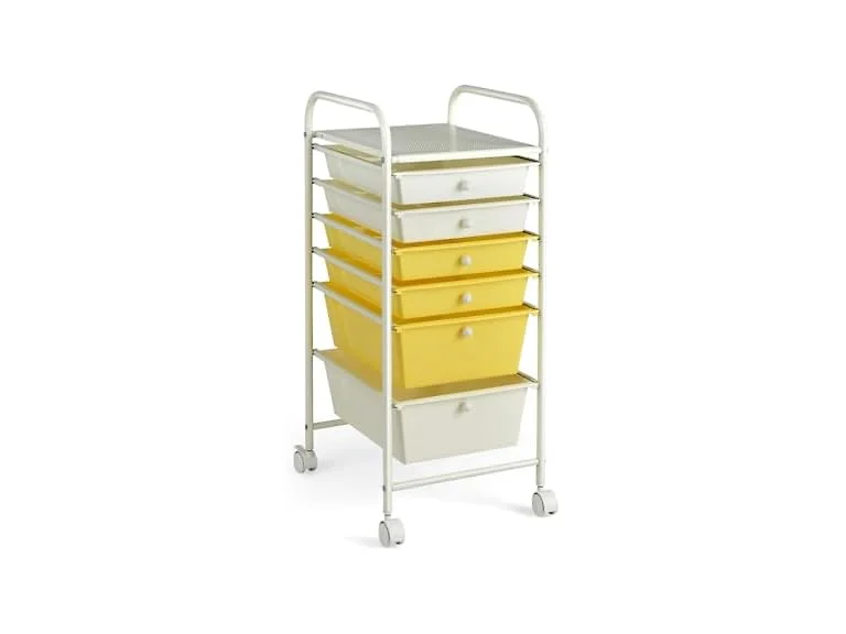 CLEEMAN 6-Tier Rolling Cart with Drawers