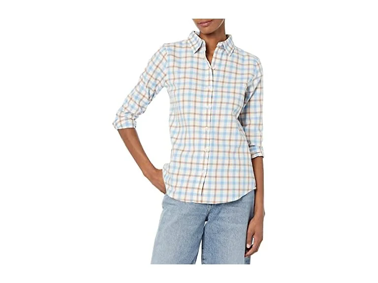 Amazon Essentials Women Long-sleeve Flannel Shirt