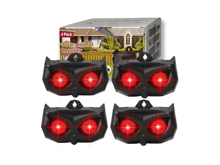 Solar Animal Repeller, 4 Pack