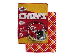 NFL Team Helmet Fleece Blanket - Kansas City Chiefs