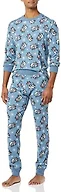 Amazon Essentials Disney | Marvel | Star Wars Men's Snug-Fit Cotton Pajama Sleep Sets, Nightmare Santa Jack - Mens Snug-fit, Large