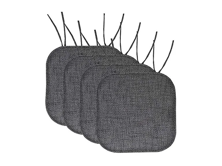 Herringbone Memory Foam Chair Cushions