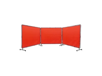 Welding Screen with Frame, 6' x 8' 3 Panel
