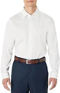 Amazon Essentials Mens Regular Fit Long Sleeve Wrinkle Resistant Stretch Dress Shirt