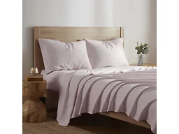 Herringbone Twill 4 Pc Cotton Sheet Set
