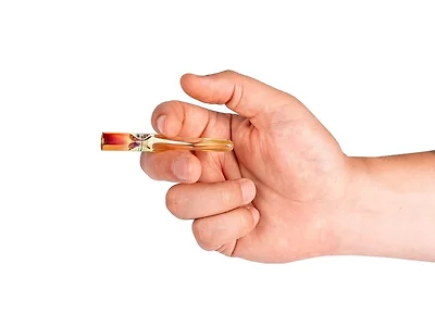 Glass Cigarette Holders Set of 2