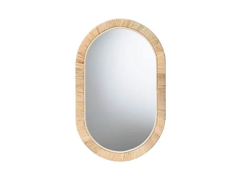 Baxton Studio Bella Natural Brown Mahog