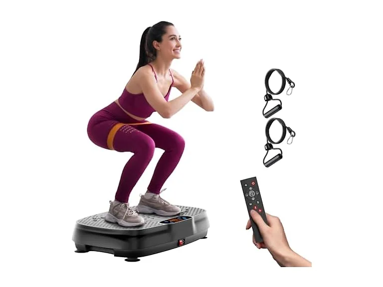 TISSCARE Grey Vibration Plate Exercise Machine