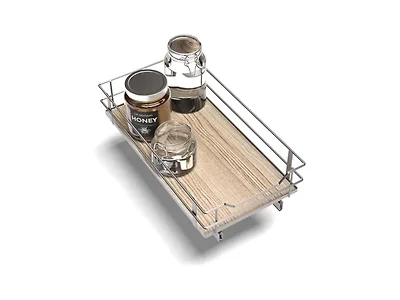 1-Tier Pull Out Cabinet Organizer