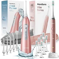 Vibe Series and Aqua Flosser (rose gold) Bundle