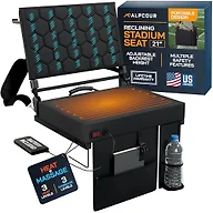 Folding HM Reclining Stadium Seat - Blk