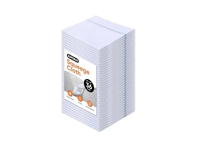 Superio Squeegee White Mopping Floor Towels