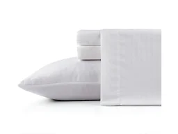 Bibb Home Damask Stripe 4 Piece Sheet Set