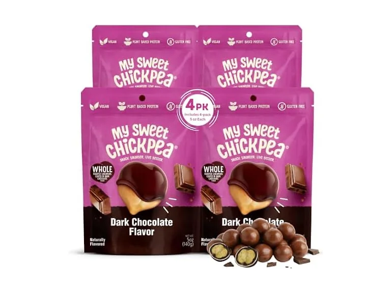 My Sweet Chickpea Dark Chocolate 4pk 5oz