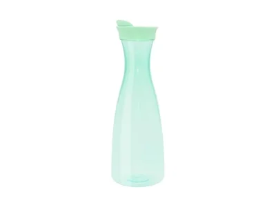 OGGI Clear Carafe w/Flip Open Lid  Green Tint