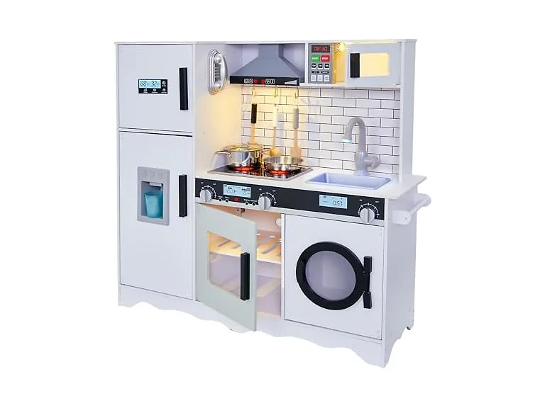 White Wooden Kitchen Playset