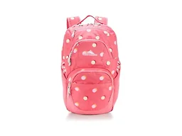 High Sierra Swoop Backpack, Travel, or Work Bookbag with tablet sleeve, One Size, POLKA DOTS/THRIFT PINK