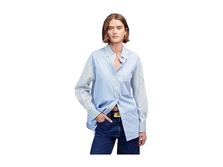 Madewell Women's Big Shirt-Double Weave