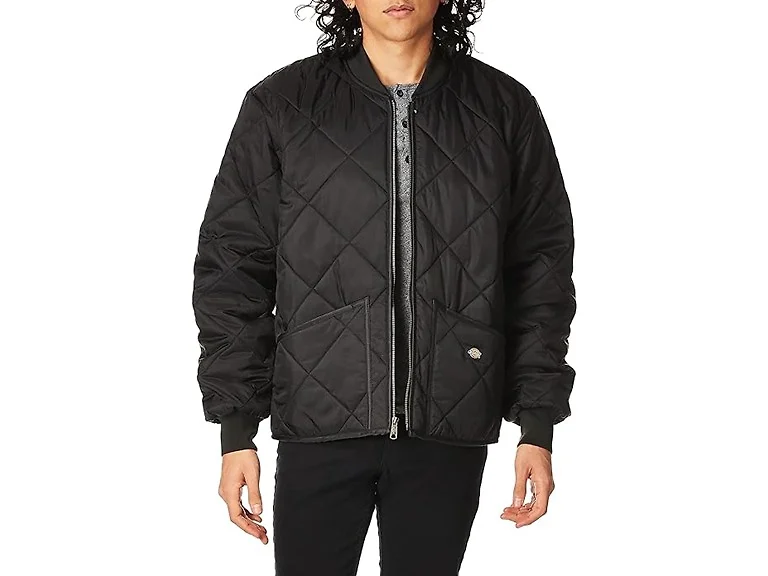 Dickies Men Diamond Quilted Jacket (Small)
