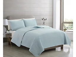 Callie 3 Piece Textured Quilt Set