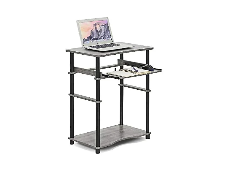 Furinno Laptop Desk, Fr Oak Grey/Blk