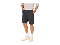 Amazon Essentials Men's Classic-Fit 9" Cotton Twill Chino Shorts with Button-Through Pockets, Dark Navy, 29