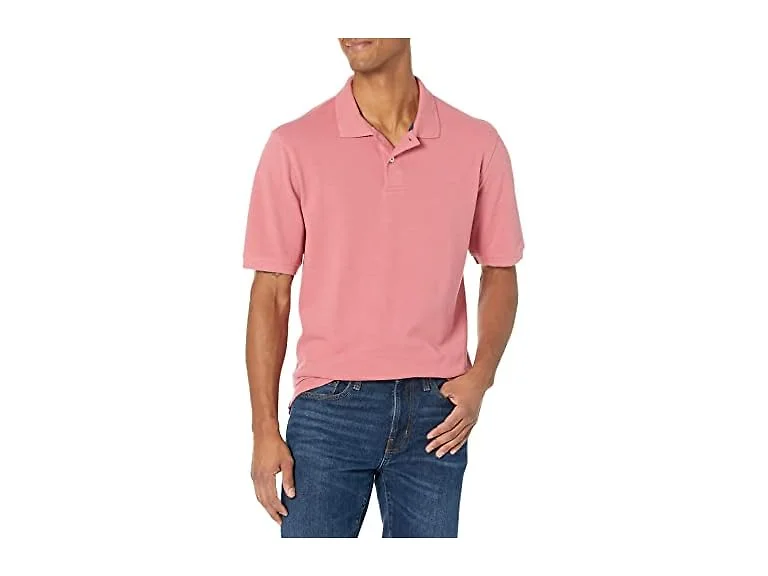 Amazon Men's Regular-Fit Cotton Pique Polo