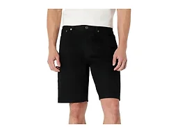 Amazon Essentials Men's Rigid Relaxed-Fit Jean Shorts, Black, 30