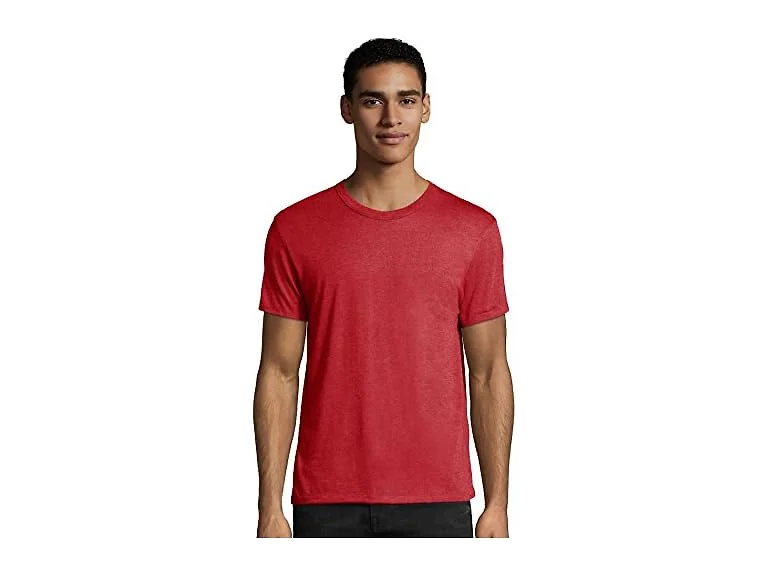 Hanes Men (S) Modal Triblend Carmine Trbl T-Shirt