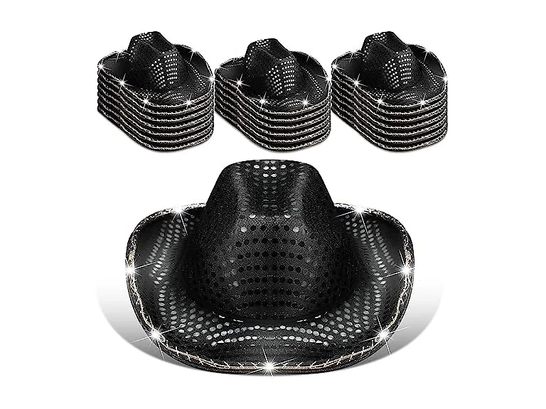 20 Pack Flashing Lights Cowboy Hat