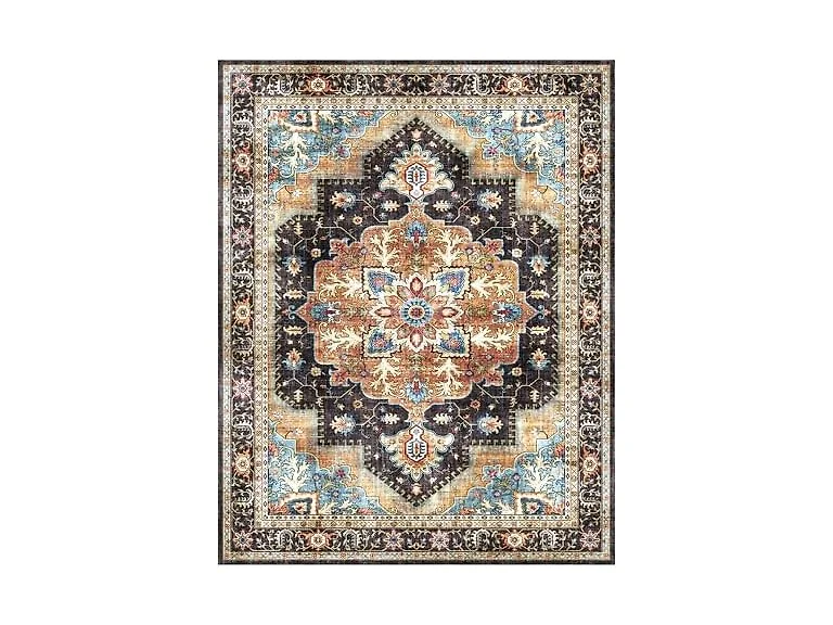 Gertmenian Washable Rug 8x10 Erin Black