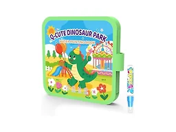 KONLE Reusable Water Painting Books, 10 Pages Dinosaur Coloring Books