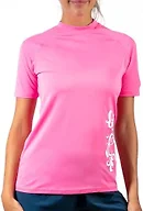 Kanu Surf Women's UPF 50+ Short Sleeved Active Rashguard & Workout Top, Breeze Pink, Large