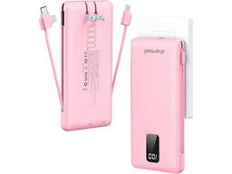 2 Pack 10000mAh Power Bank w/ Cables