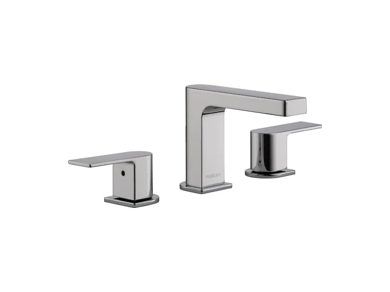 Widespread Two Handle Bathroom Faucet, 3 Hole