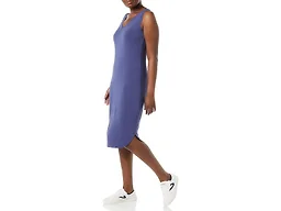 Daily Ritual Women's Jersey Sleeveless V-Neck Midi Dress, Med Blue, XS