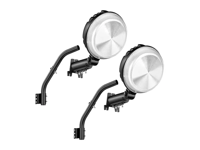 Kondras 2-Pack 24000LM LED Barn Lights Dusk to Dawn