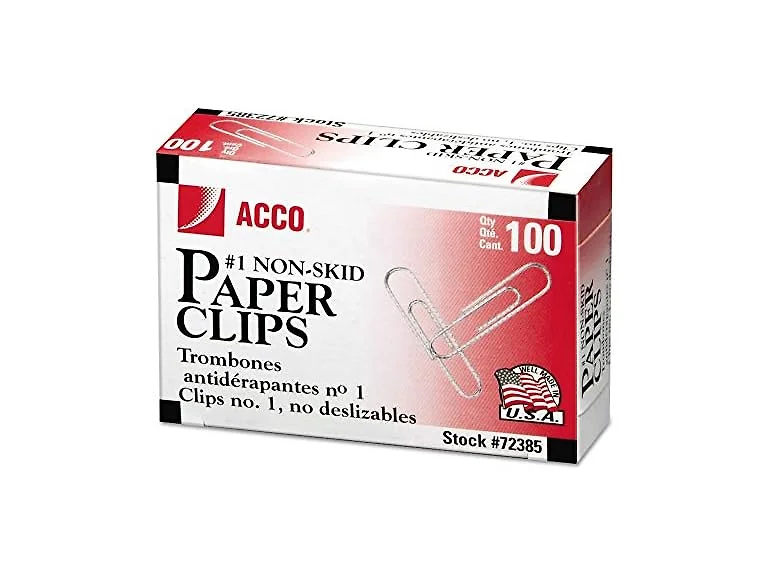 Acco Economy Non-Skid Paper Clip