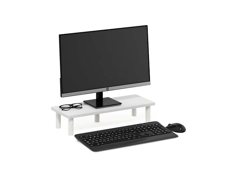 Furinno Monitor Stand Riser, White