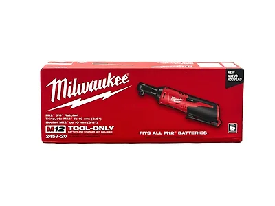 Milwaukee 2457-20 M12 Ratchet w/Variable Speed