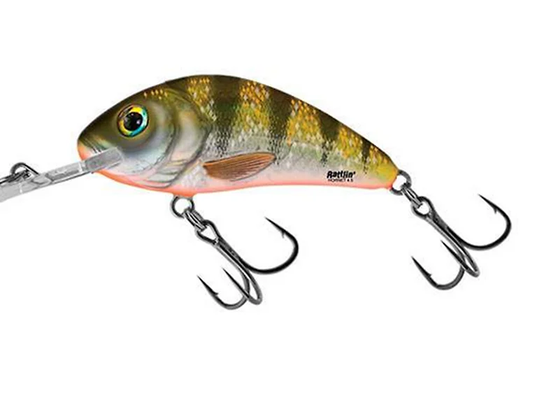 Strike King QRH345 Rattlin Hornet 035 Yellow Holographic Perch
