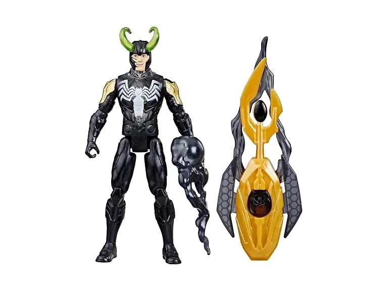 Marvel Avengers Venomized Loki Figure with Battle Gear