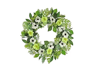 National Tree Company Inch Artificial Blooms Cream