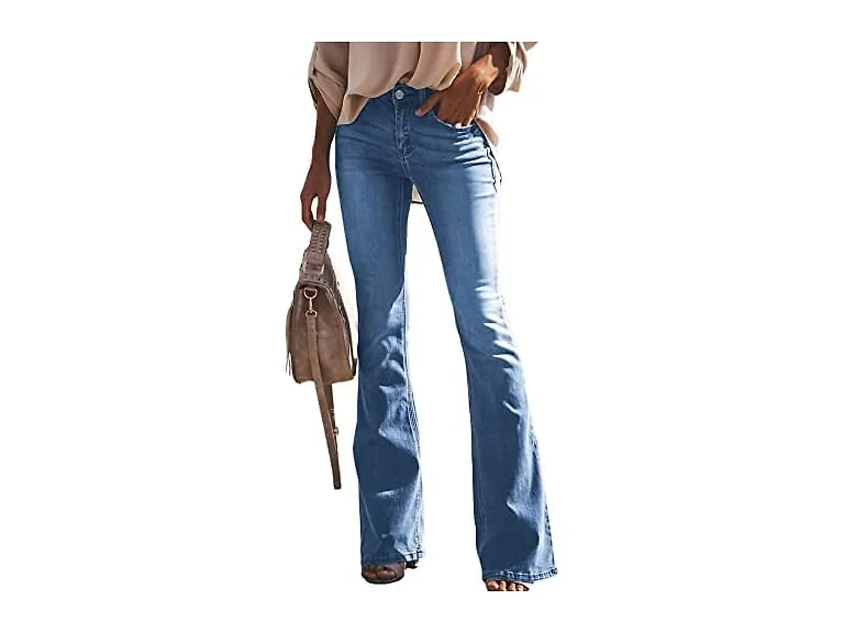 Sidefeel Women (8) Flare Jeans Bell Bottom Pants