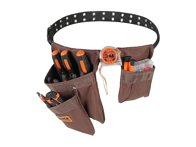 13 Pockets Tool Belt, Adjusts from 29 Inches